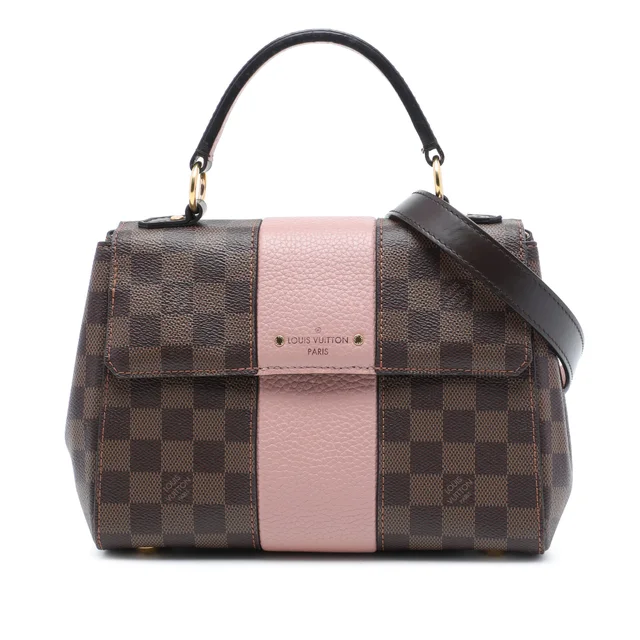 Brown Louis Vuitton Damier Ebene Bond Street BB Satchel in Brown Canvas from Designer Revival, photo 1 of 1