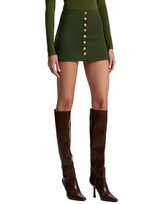 alice + olivia Rubi Low-Rise Micro Skirt, image 1 of 1 from Rue La La