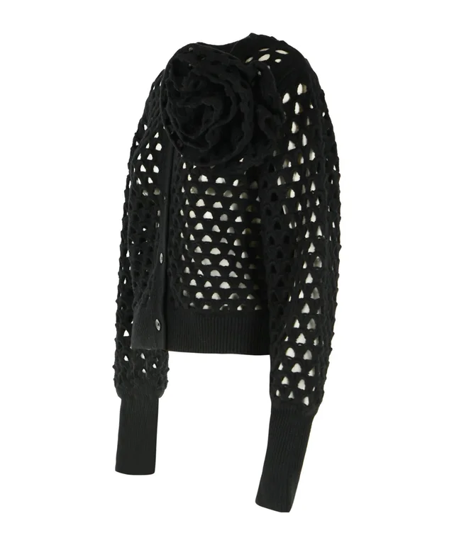 Blumarine Cut-Out Detailed Cardigan, photo 2 of 3 from SENSER