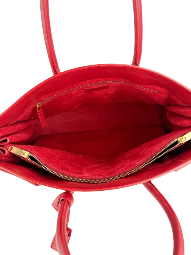 Saint Laurent Large Sac De Jour in Red Leather from Season 2 Consign, photo 4 of 4