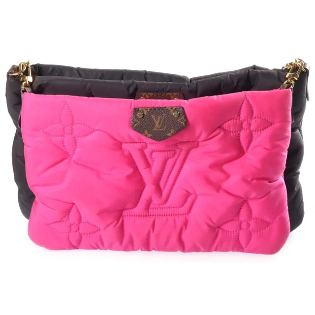 Maxi Multi Pochette Accessoires LV Pillow Recycled Nylon Monogram in Nylon from The Reluxe