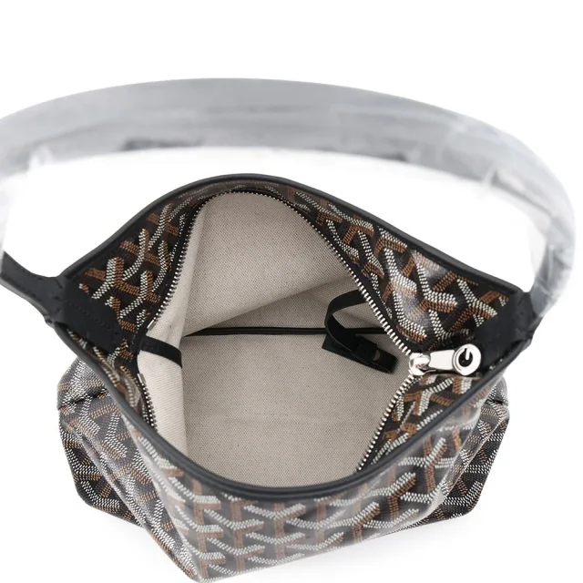 Goyard Boheme Hobo Bag BlackBOHEMEMINTY01CL01P PVC Leather Size Mini in Leather from GALLERY RARE, photo 3 of 3