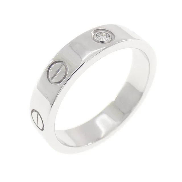 Cartier Mini Love Au750 Diamond Ring Size 9 from LuxUness
