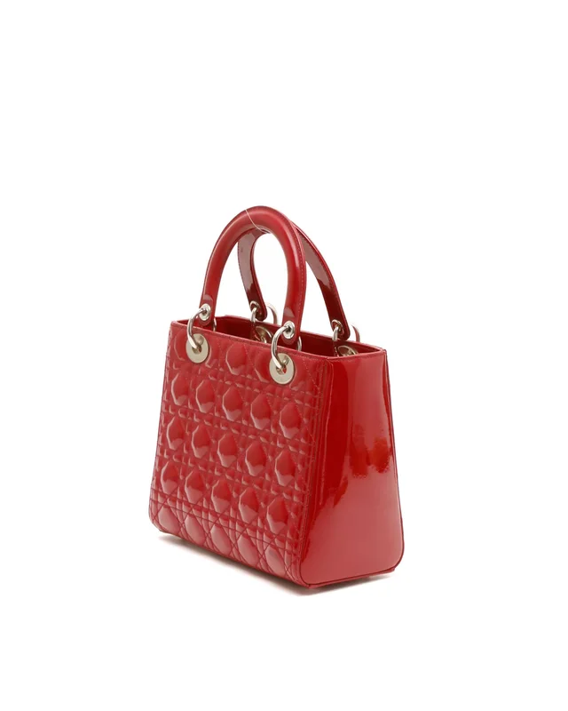 Medium Patent Lady Dior Bag in Patent leather from A Retro Tale, photo 2 of 9