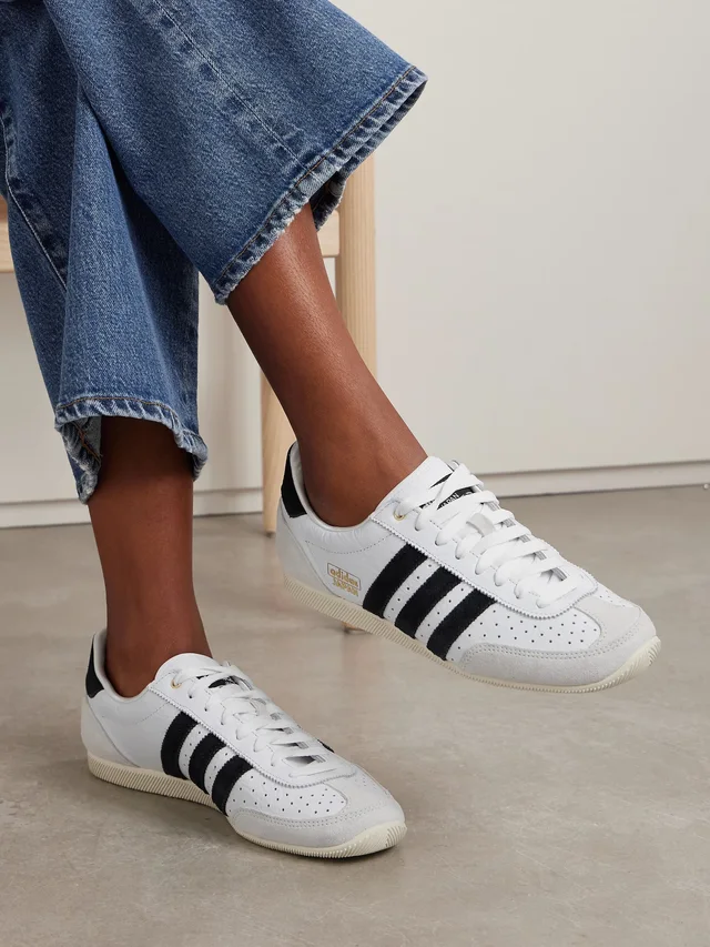 ADIDAS ORIGINALS Japan suede and textured-leather sneakers in White, photo 2 of 2 from NET-A-PORTER (Canada)