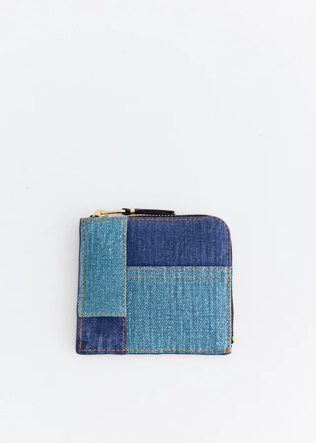 Comme Des Garcons Wallets SA3100 Denim Pocket Wallet in Blue from Incu, photo 1 of 1