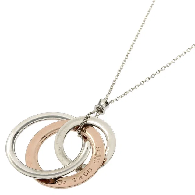 Tiffany & Co. Interlocking Necklace Gold Rubedo in Gold from The Reluxe