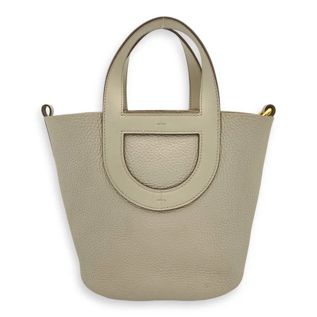 Hermès In The Loop 18 Beige Marfa in Beige Clemence leather from Luxury Promise