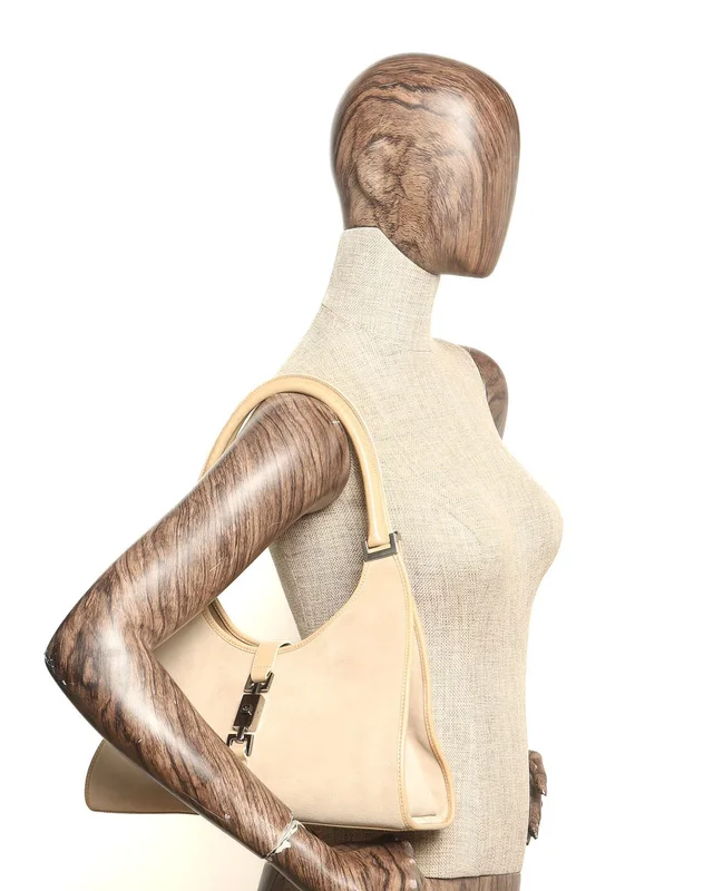 Gucci Jackie Bardot Suede Bag in Suede from A Retro Tale, photo 9 of 9