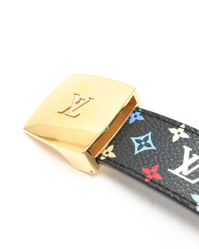 Louis Vuitton Murakami Leather Belt, Size 85 in Leather from A Retro Tale, photo 4 of 6