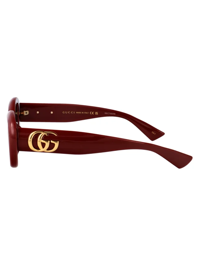 Gucci Gg1829sk Sunglasses — Burgundy Injected in Burgundy from HEWI, photo 3 of 3