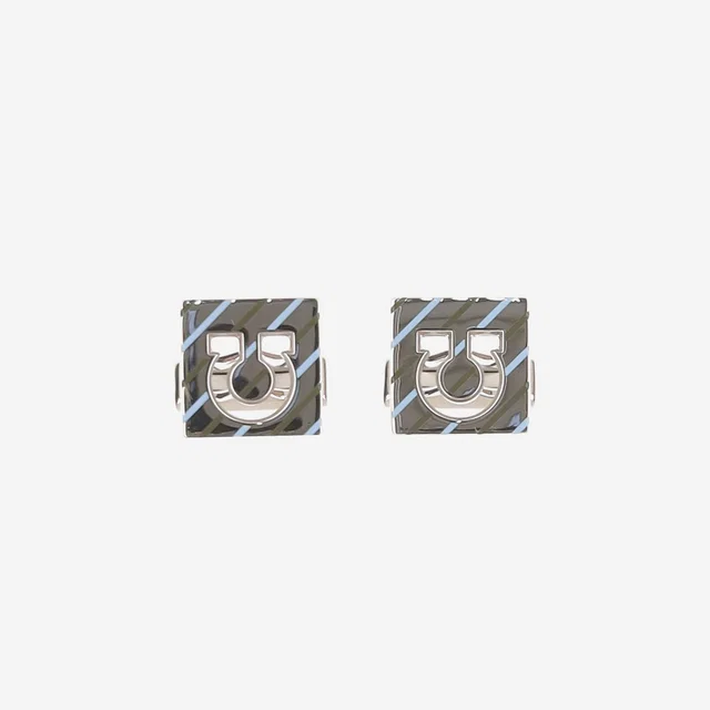 Ferragamo Cufflinks — Multicolor Brass Accessory in Multicolor from HEWI