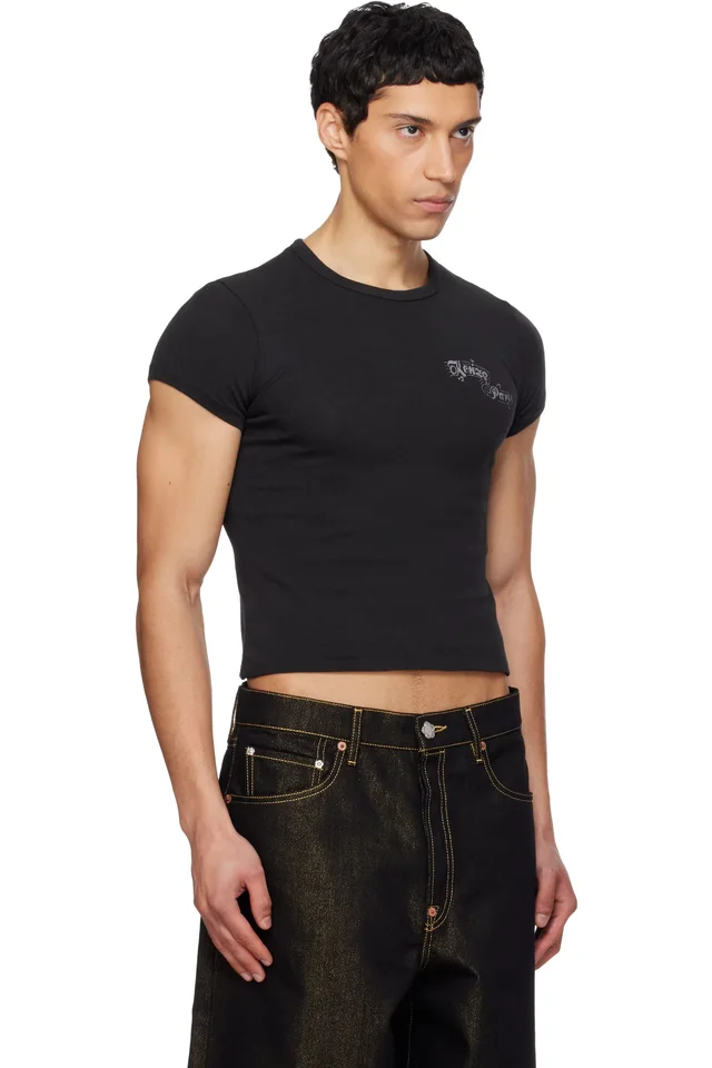 Black Kenzo Paris 'KENZO Winter Holidays' T-shirt, photo 2 of 2 from SSENSE
