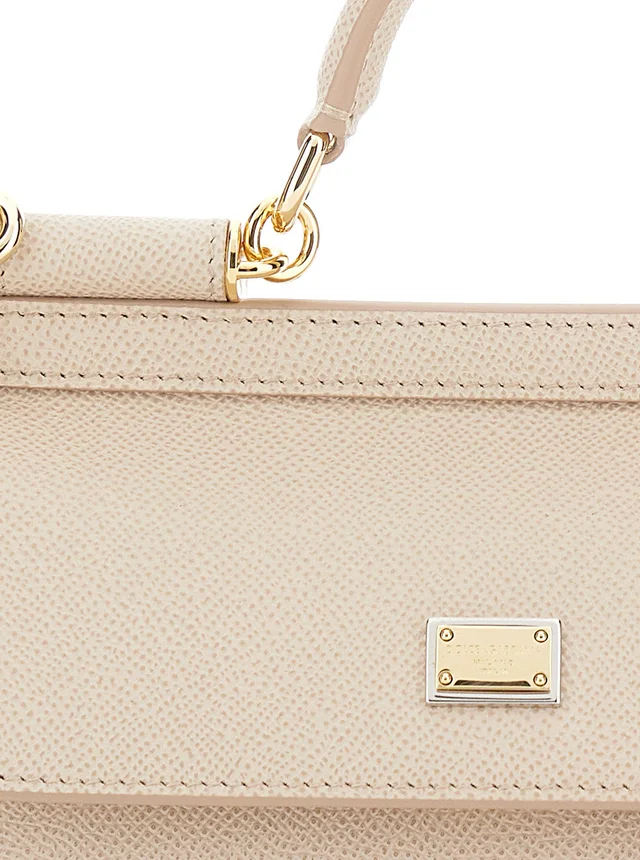 Dolce & Gabbana Sicily Top Handle Bag — Pink Leather in Pink Leather from HEWI, photo 2 of 2