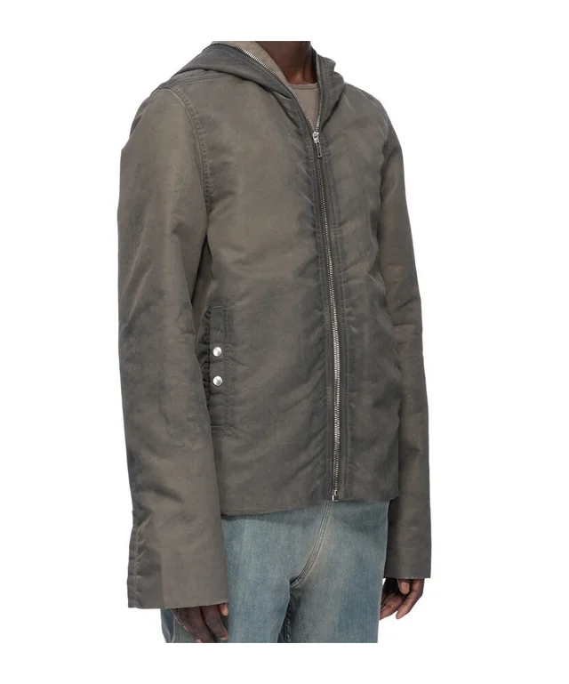 Rick Owens Drkshdw hooded zip-up jacket, photo 3 of 9 from SENSER