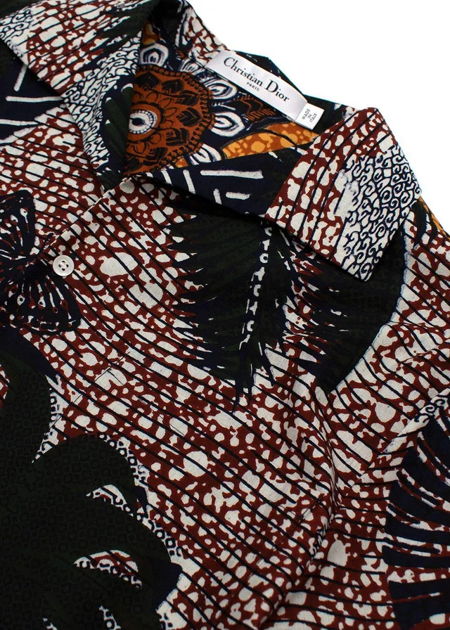 Dior Yellow Aztec Shirt in Yellow from HEWI