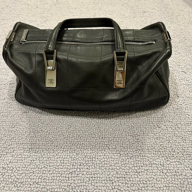 Chanel Quilted Leather Satchel in black Leather from Poshmark