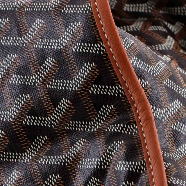 Goyard Saint Leger Briefcase Backpack Coated Canvas in brown|red Coated canvas from Rebag, photo 7 of 8