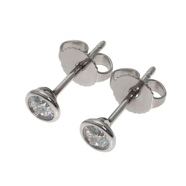 Tiffany & Co. by the Yard Diamond Earrings from The Reluxe