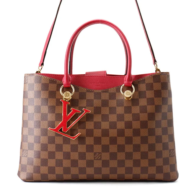 Louis Vuitton Riverside Lie De VinN40052 Damier Ebene Canvas Taurillon Leather in Brown Canvas from GALLERY RARE