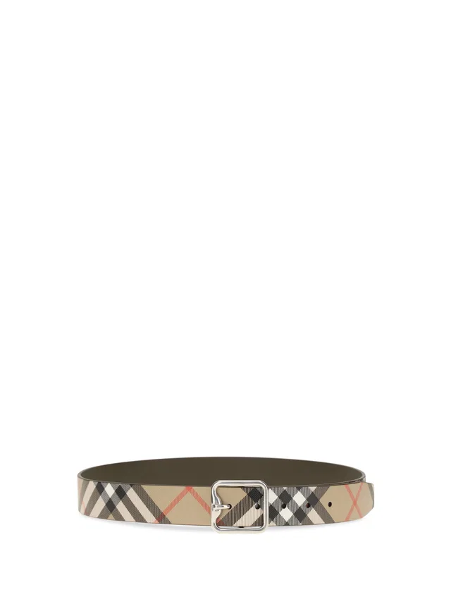 Burberry Belt — Beige Calf Leather in Beige Calfskin from HEWI