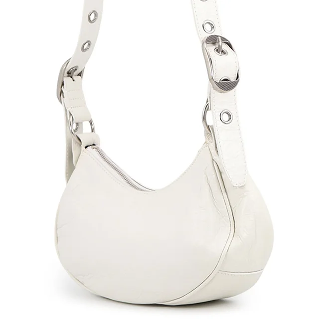 Balenciaga Le Cagoule Shoulder Bag White6713091VG9Y9104 Leather Size XS in Leather from GALLERY RARE, photo 2 of 4