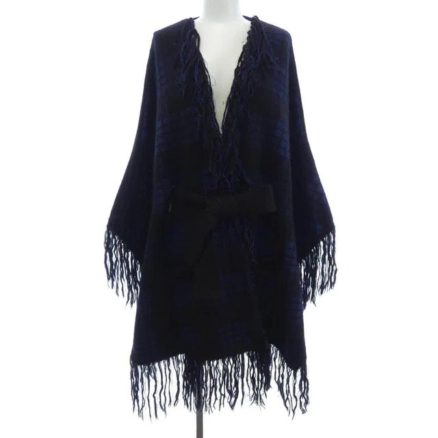 Balmain Wool Blend Poncho in Wool from LuxUness