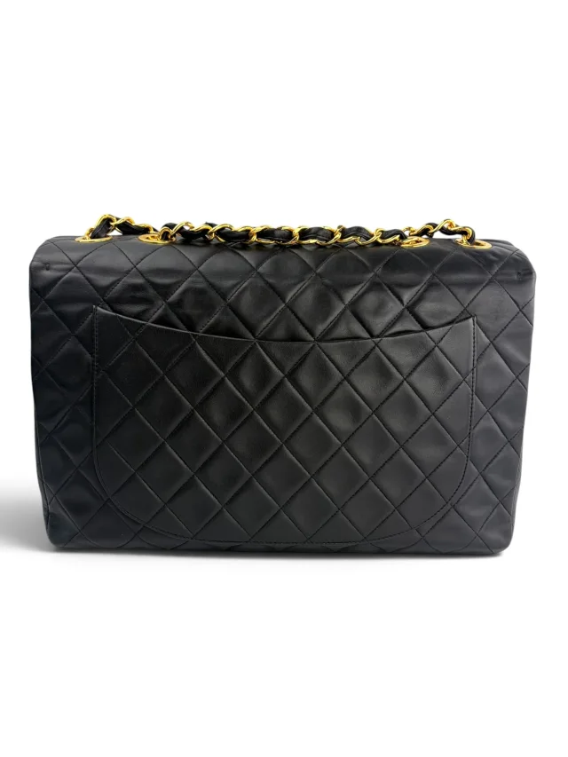 Chanel Vintage Maxi Single Flap in Lambskin from Season 2 Consign, photo 3 of 13