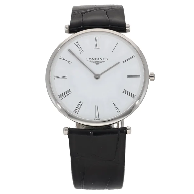 Longines La Grande Classique L4.755.4 35mm Stainless Steel Watch in Leather from H&T