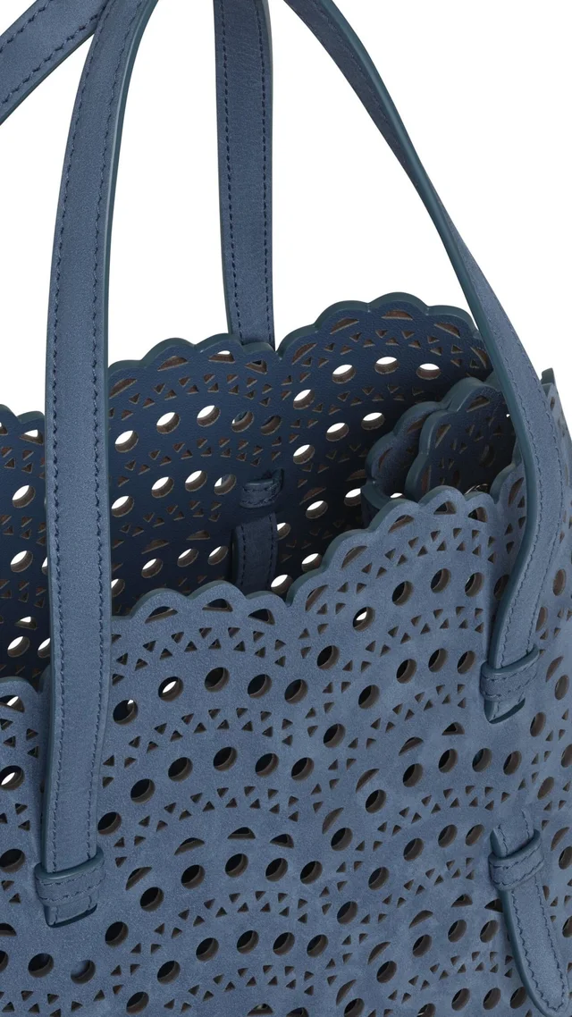 Alaia MINA 25 BAG IN PERFORATED VIENNE NUBUCK, photo 3 of 3 from SENSER