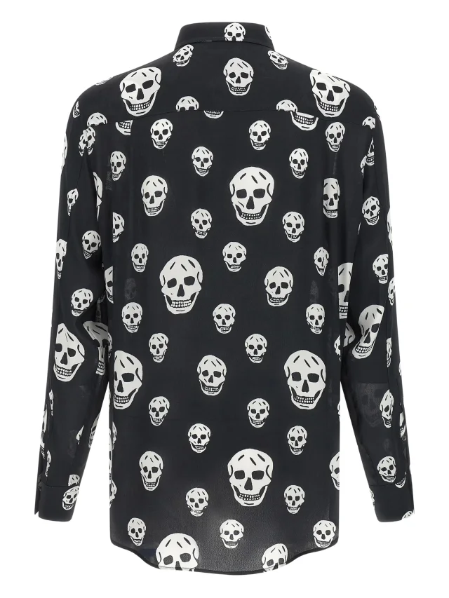 Alexander McQueen skull-print shirt, photo 2 of 2 from FARFETCH