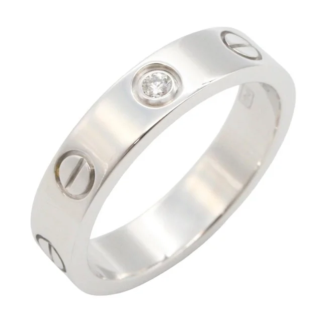 Cartier Mini Love Ring 1pd Ring, Jewelry, 18kwg (White Gold), Diamond, Women' in gold from Poshmark