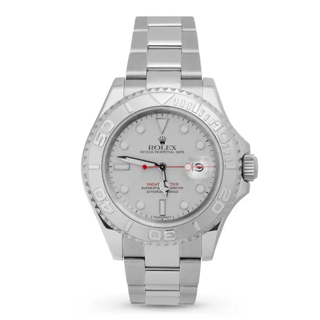 Rolex Yacht-Master Automatic Chronometer Grey Dial Mens Watch 16622 GYSO in silver|gray from Jomashop.com