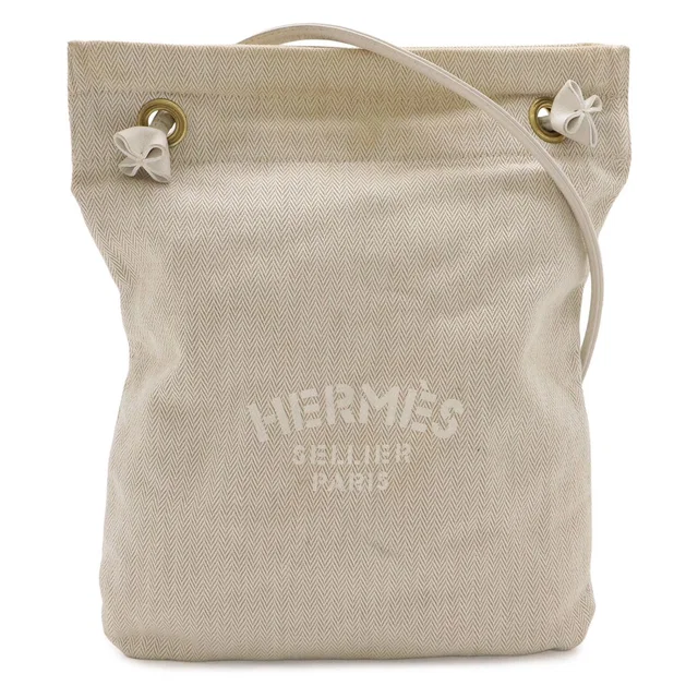 Hermès Sac Aline PM Shoulder Bag Toilet Blanc Leather Natural White in White Leather from The Reluxe