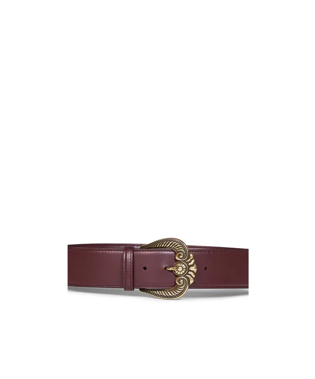Etro Paisley-pattern buckle leather belt, photo 2 of 2 from SENSER
