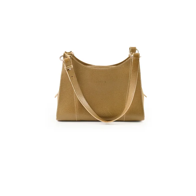 Loewe Vintage Hobo Shoulder Bag Taupe in Taupe Leather from The Purse Affair