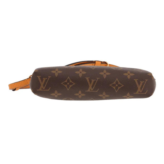Louis Vuitton Pallas shoulder bag in brown Monogram canvas and orange leather in Brown Coated canvas from Collector Square, photo 3 of 3