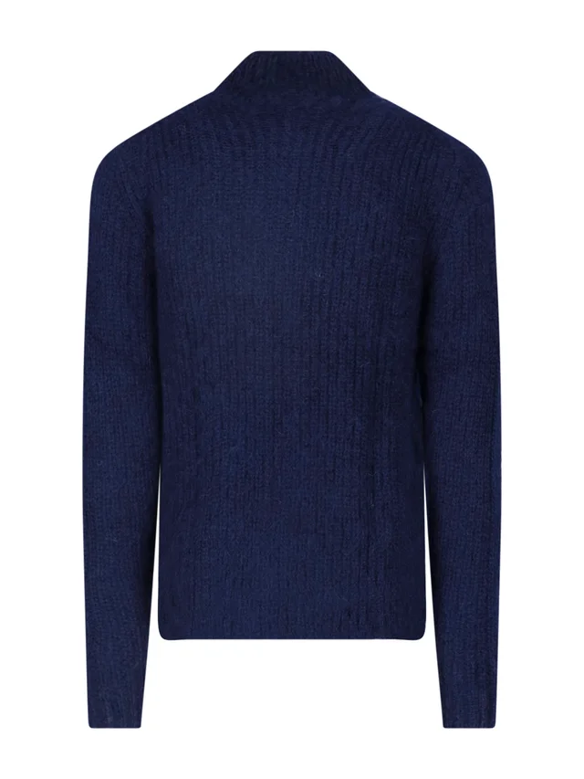 Aspesi zip-up ribbed-knit cardigan, photo 2 of 3 from SENSER