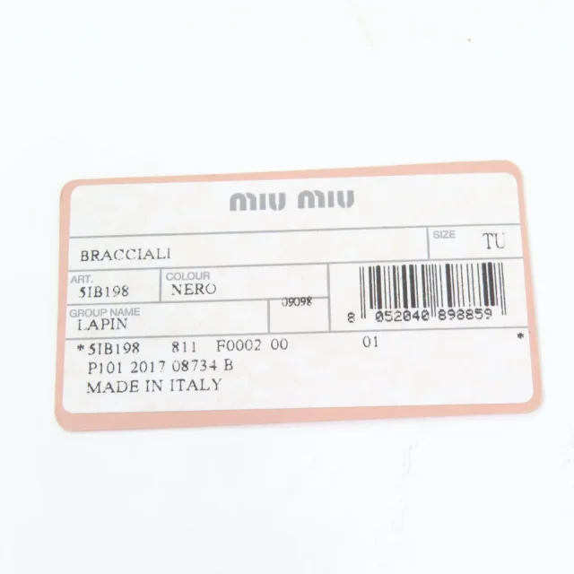 Miu Miu 5IB198 Bracelet in Black Others from LuxUness, photo 9 of 9