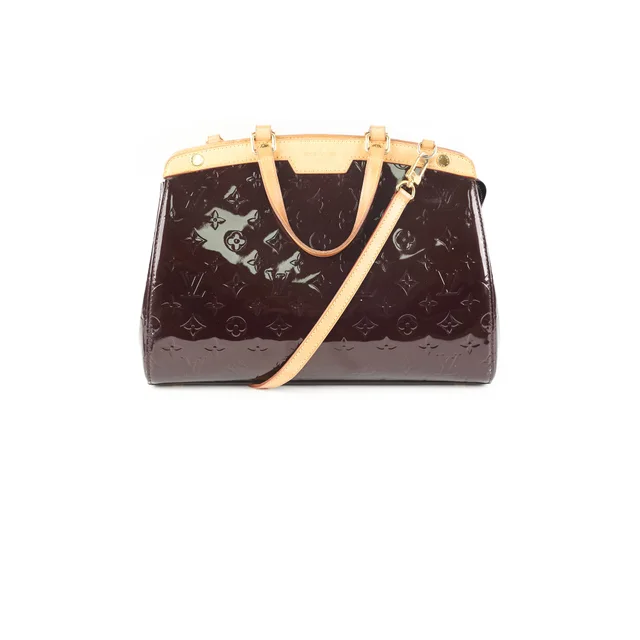 Louis Vuitton Brea MM Amarate Monogram Vernis in Leather from The Purse Affair