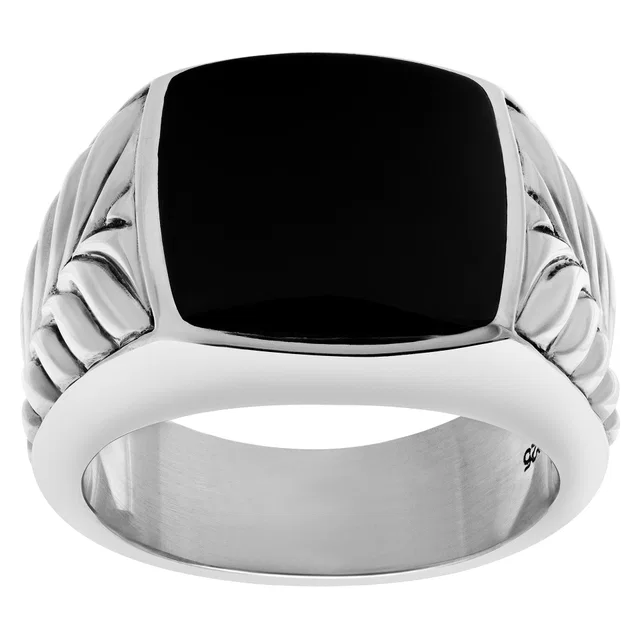 David Yurman ring with center onyx in Silver Sterling Silver from Gray And Sons