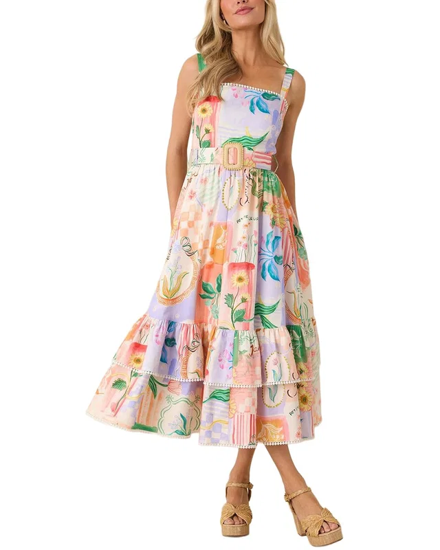 AMINA GLAM Midi Dress, image 1 of 1 from Gilt