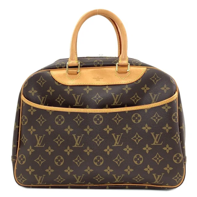 Louis Vuitton Deauville Handbag Monogram Canvas in Coated canvas from The Reluxe