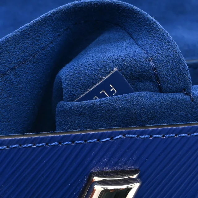 Louis Vuitton Epi Twist Shoulder Bag PM Blueberry in Leather from FASHIONPHILE, photo 7 of 10