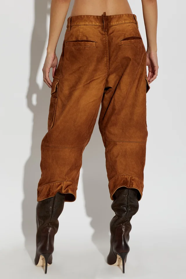 Dsquared2 Carpenter2 weathered suede pants, photo 2 of 4 from SENSER