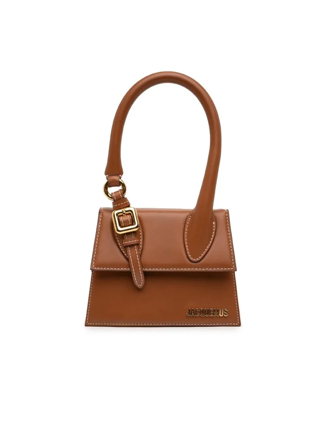Jacquemus Leather Le Chiquito Moyen #345647j55b in red|brown Leather from Poshmark