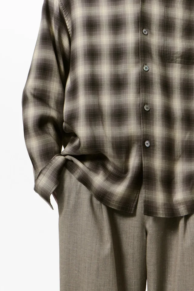 Our Legacy Long-sleeved plaid shirt, photo 5 of 6 from SENSER