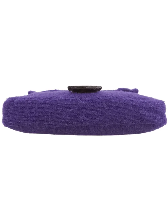 Fendi Knit Mama Bucket Purple from VINTAGE QOO TOKYO, photo 9 of 11