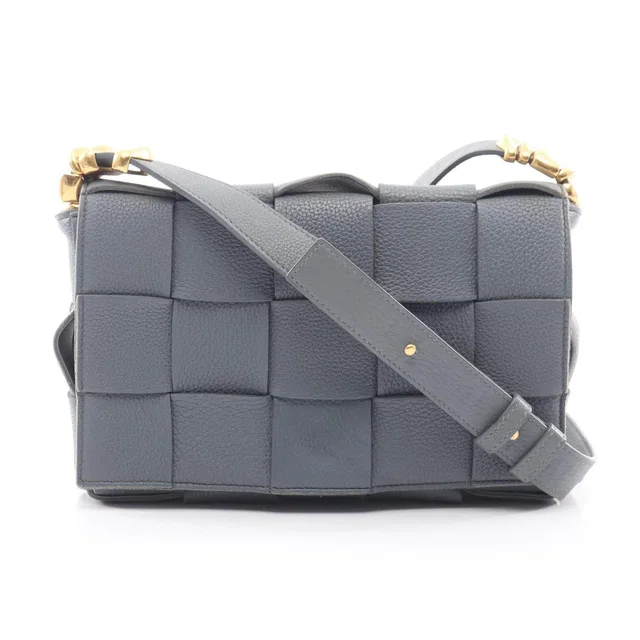Bottega Veneta Cassette Leather Shoulder Bag in Leather from LuxUness