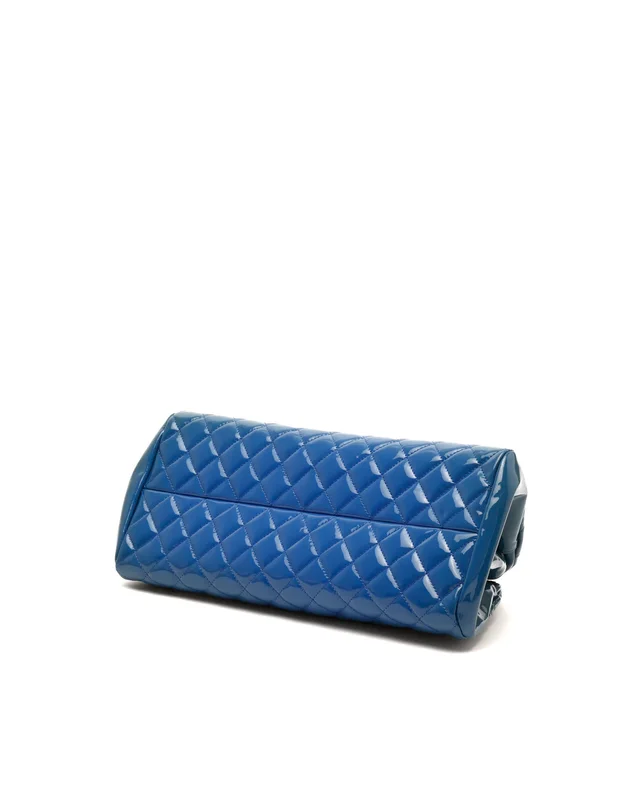 Chanel Patent Just Mademoiselle Bowling Bag in Patent leather from A Retro Tale, photo 5 of 9